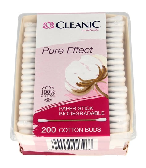 цена Ватные палочки Pure Effect, 1 упаковка. Cleanic