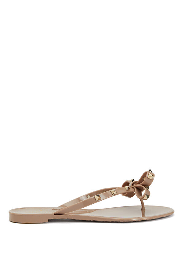 

Женские пляжные тапочки rockstud powder bow Valentino Garavani