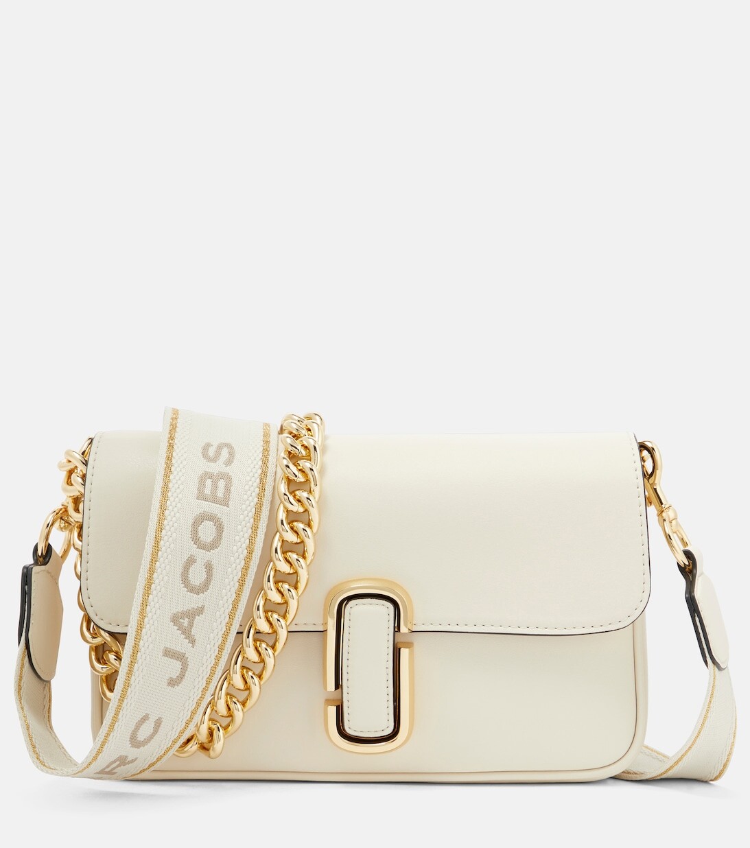 

Кожаная сумка через плечо J Marc Marc Jacobs, бежевый