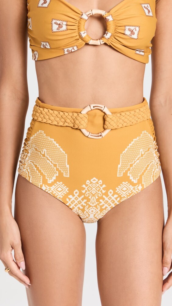 

Низ бикини Johanna Ortiz Andean Yellow Cumbi, желтый
