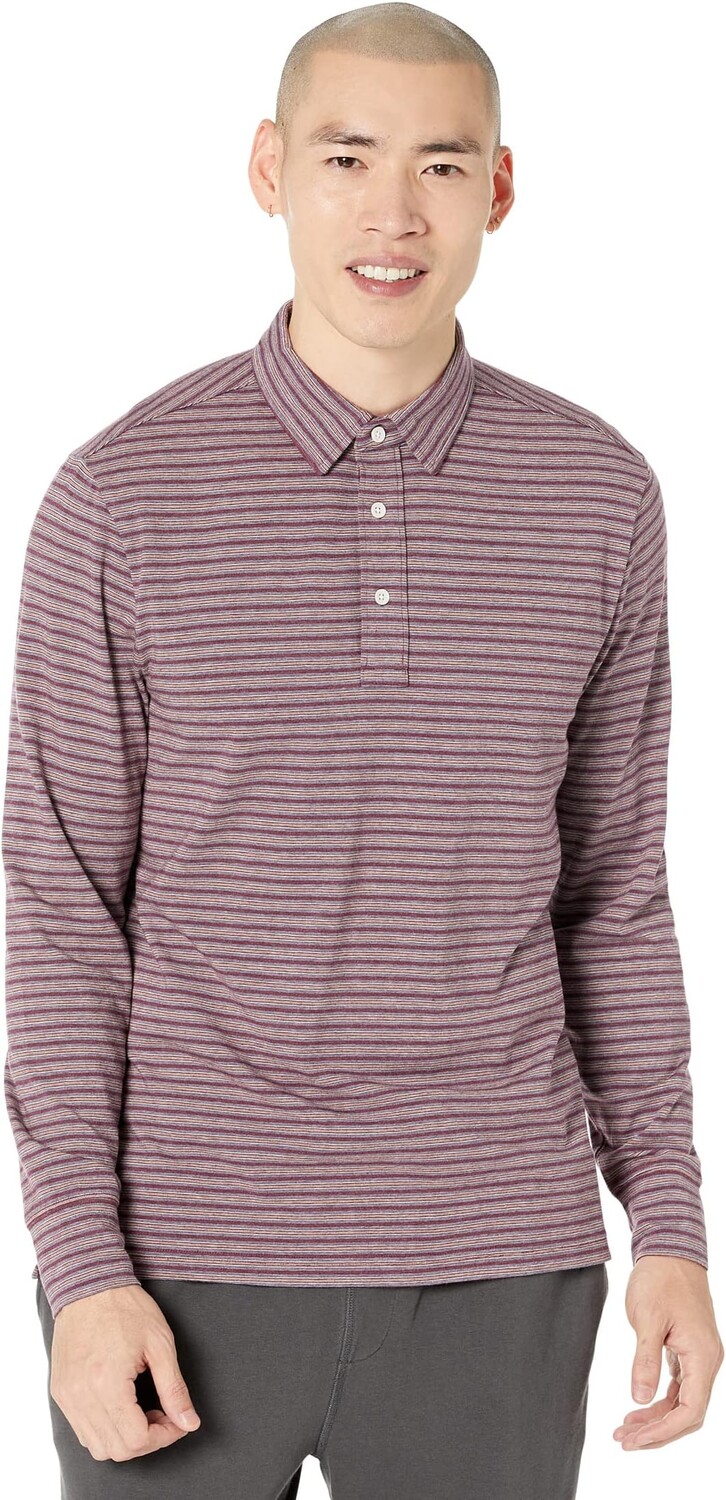 

Рубашка-поло Long Sleeve Movement Polo Faherty, цвет Fremont Stripe