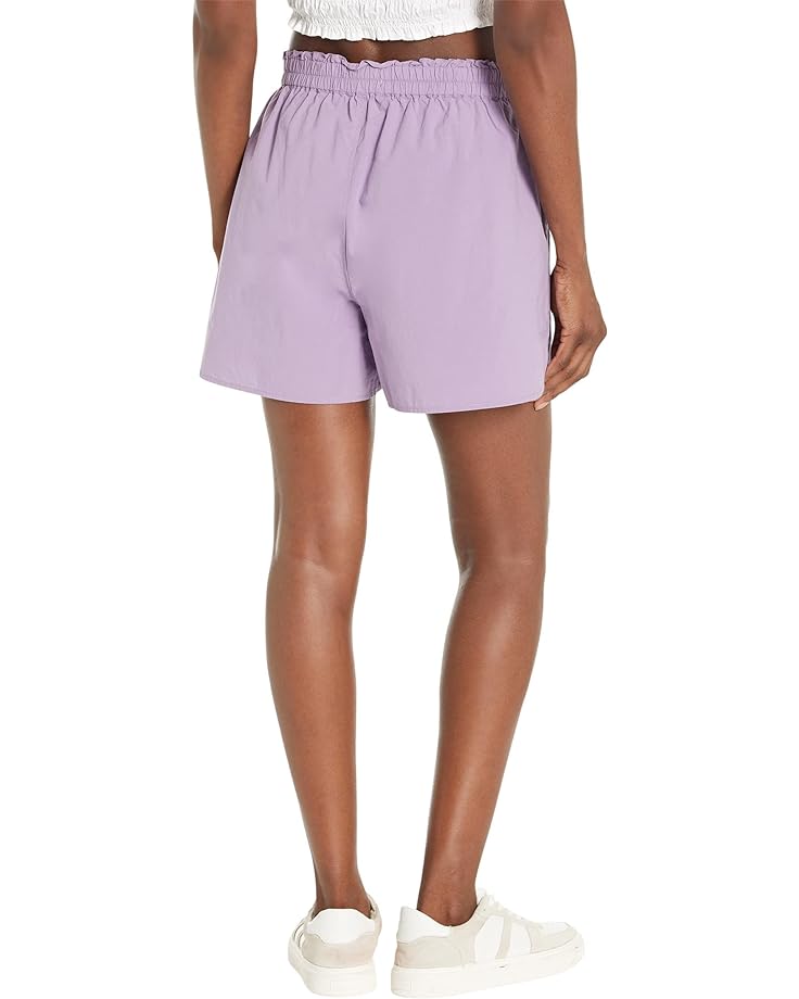 Шорты Madewell Pull-On Shorts in Signature Poplin, цвет Aster Bloom