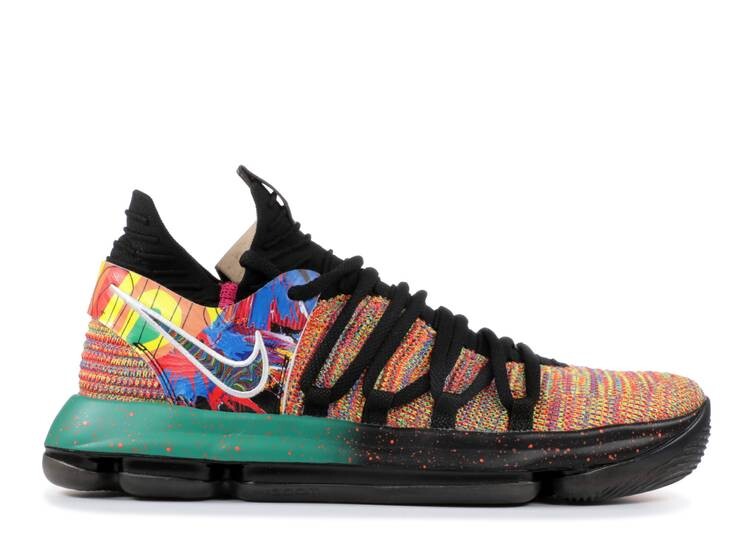 Кроссовки Nike ZOOM KD 10 PE 'WHAT THE', разноцветный