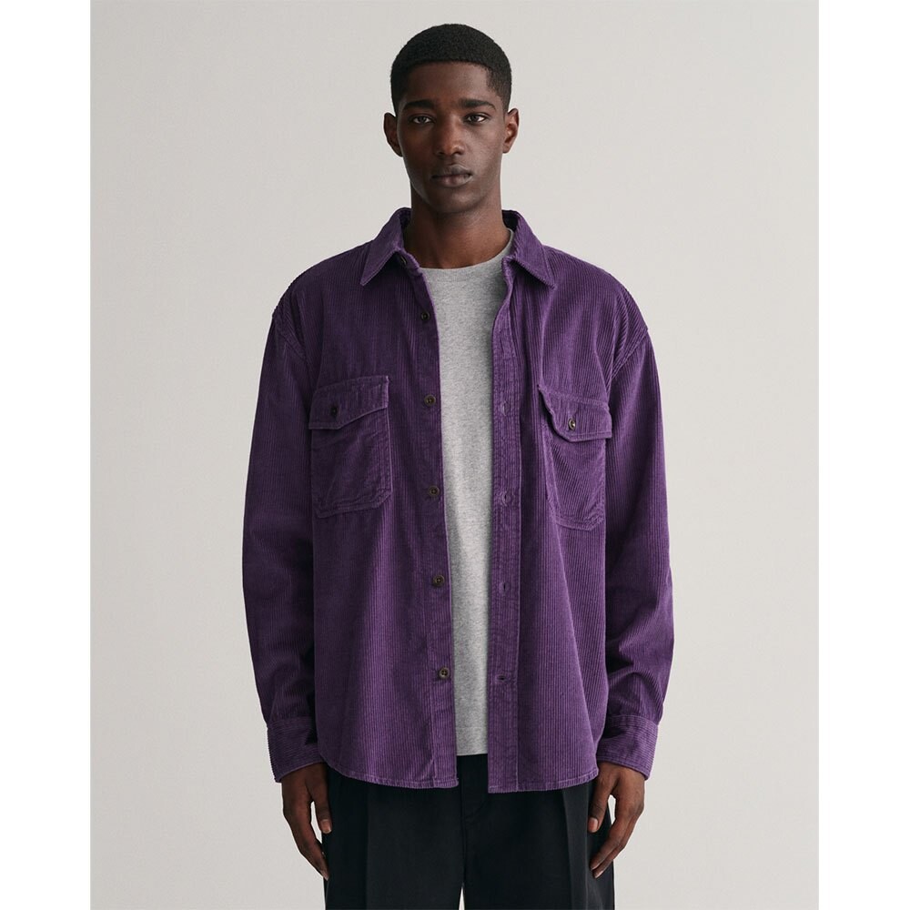 

Рубашка Gant Rel Cord, фиолетовый