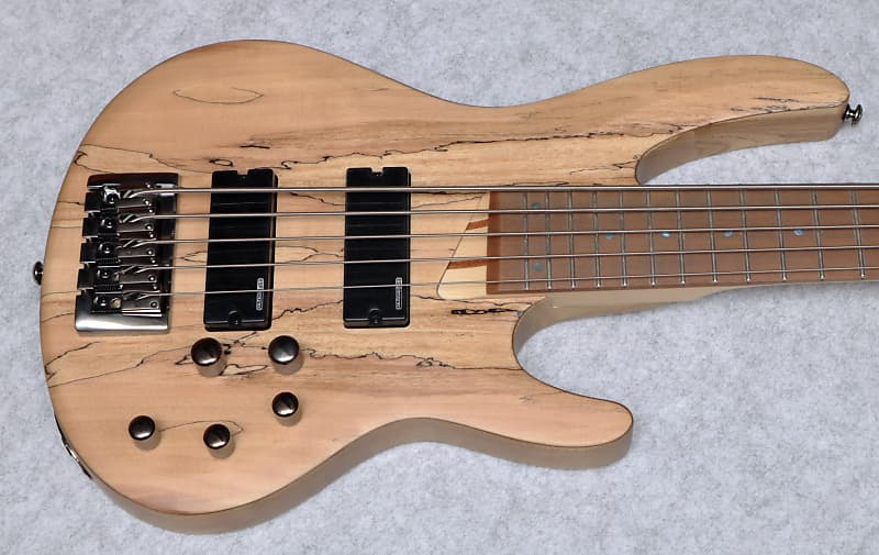 цена Басс гитара ESP LTD B-205 5-String Electric Bass Guitar Spalted Natural Satin - W/Setup