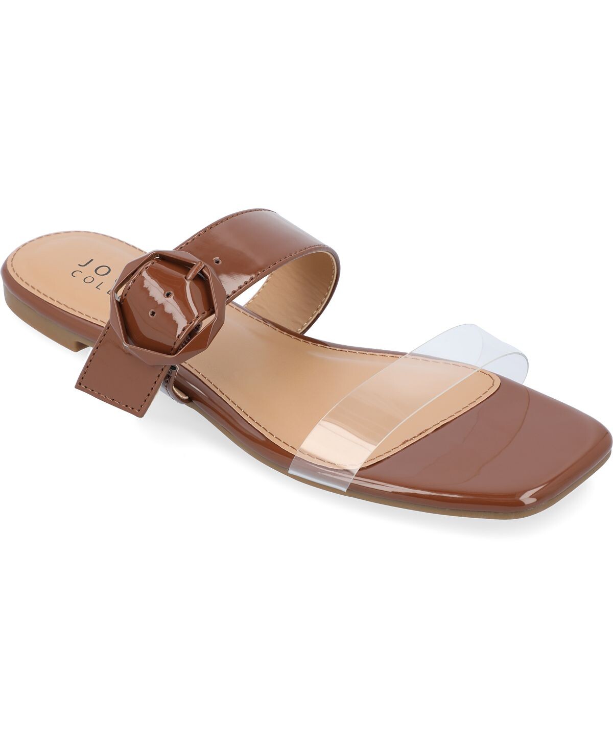 

Женские сандалии Jeysha Lucite Journee Collection, коричневый