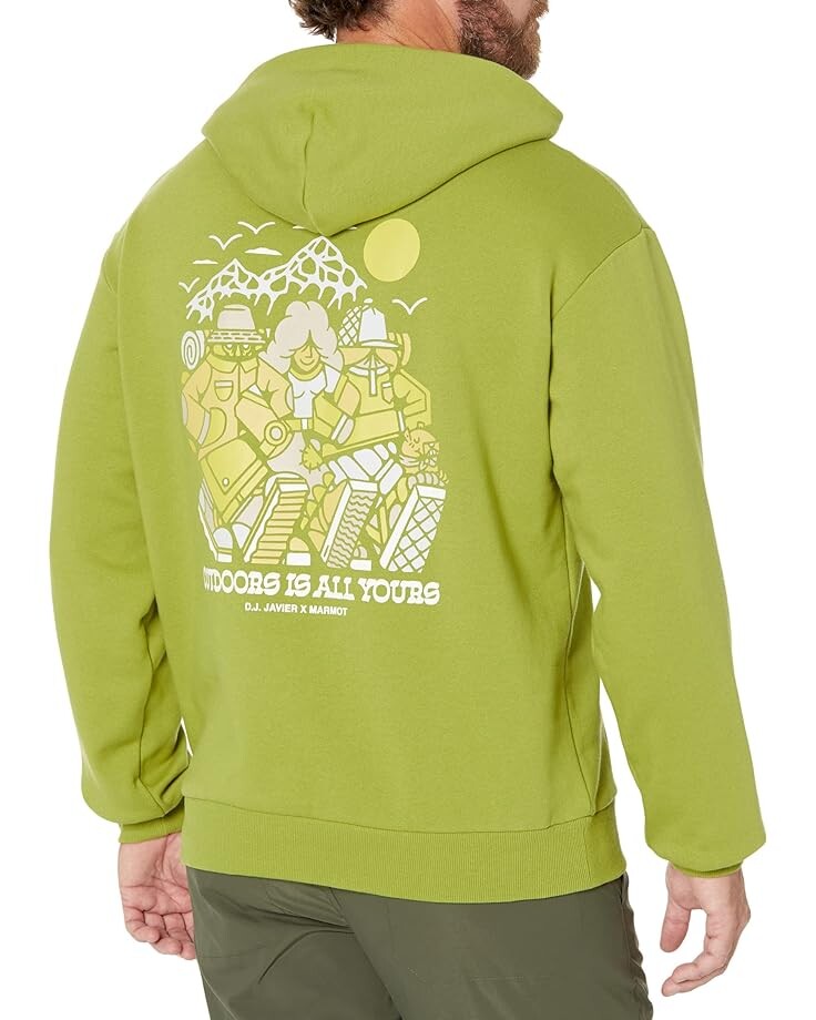 

Худи Marmot DJ Javier Heavyweight Hoodie, цвет Spinach Green