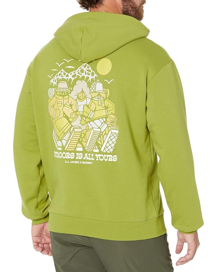 Худи Marmot DJ Javier Heavyweight Hoodie, цвет Spinach Green