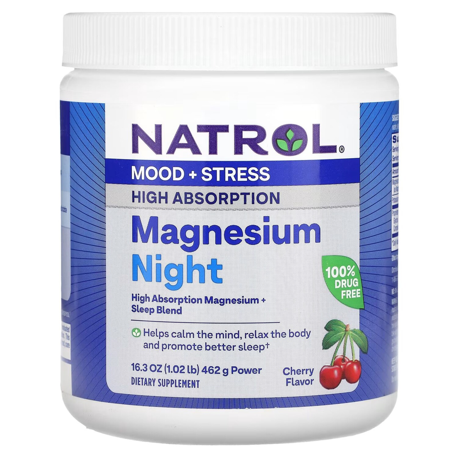 

Magnesium Night, вишня, 16,3 унции (462 г) Natrol