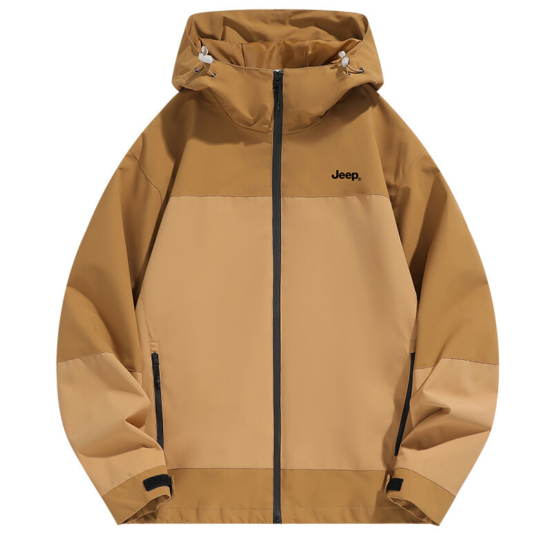 

Куртка унисекс Jeep, цвет Mulberry Brown/Earth Yellow