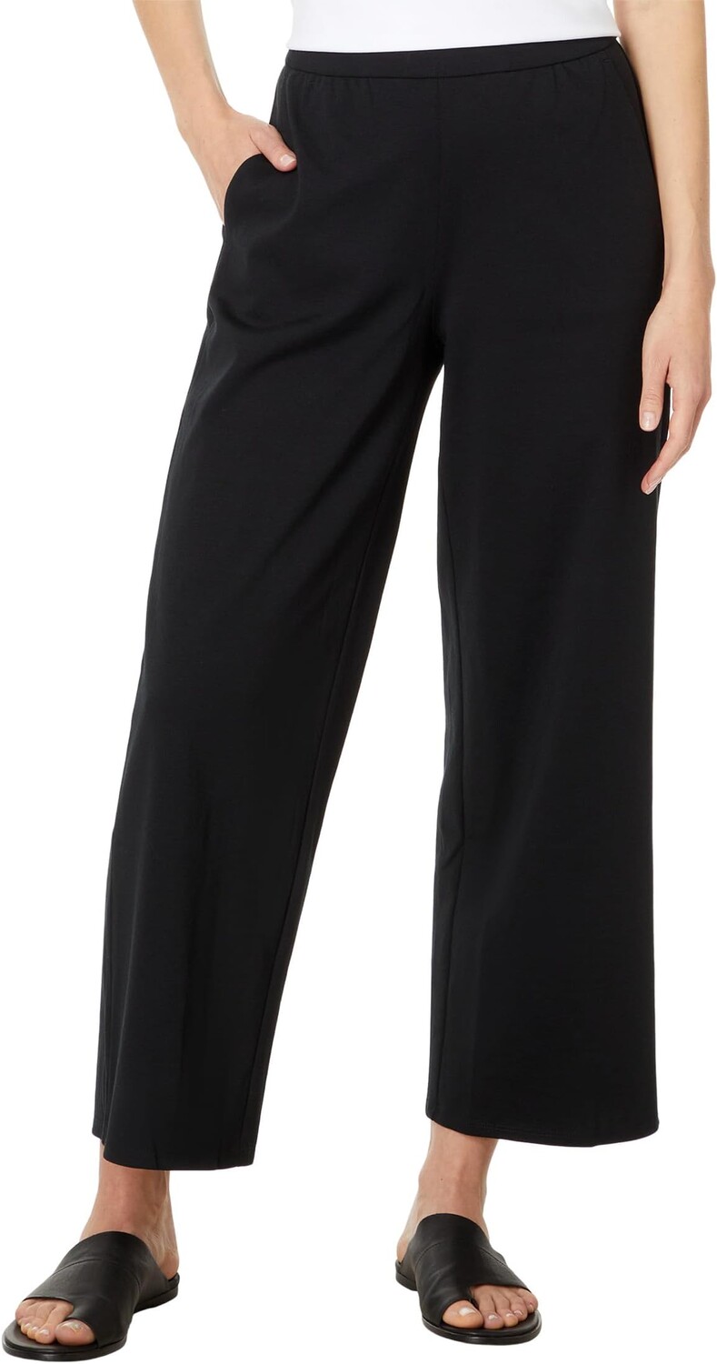 

Брюки Eileen Fisher Wide Ankle Pants, черный