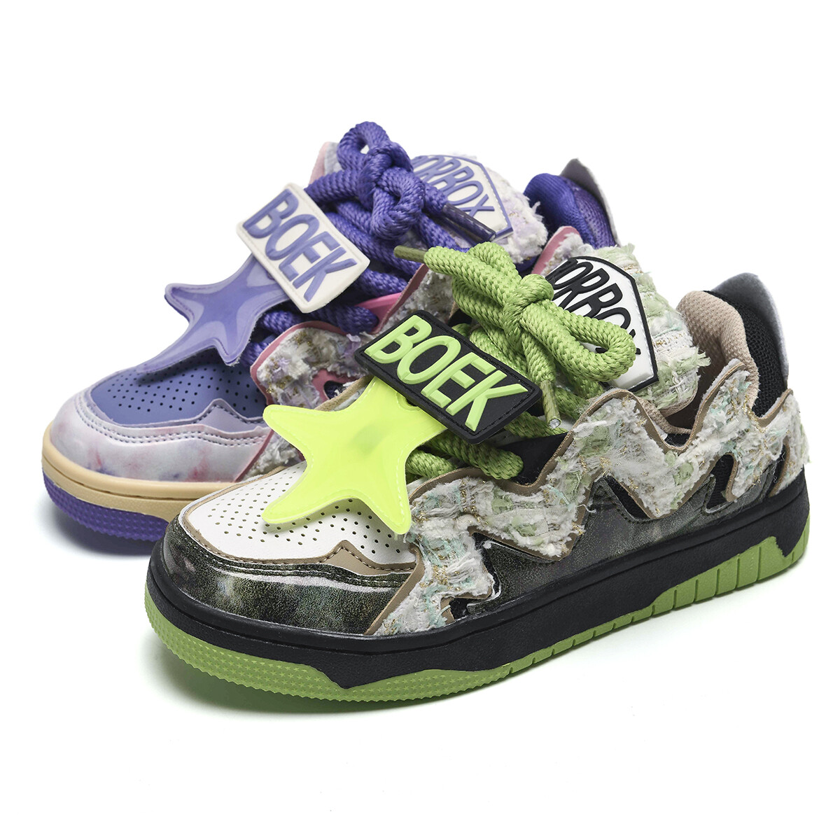 

Кроссовки T628 Skateboarding Shoes Unisex Low-top, фиолетовый