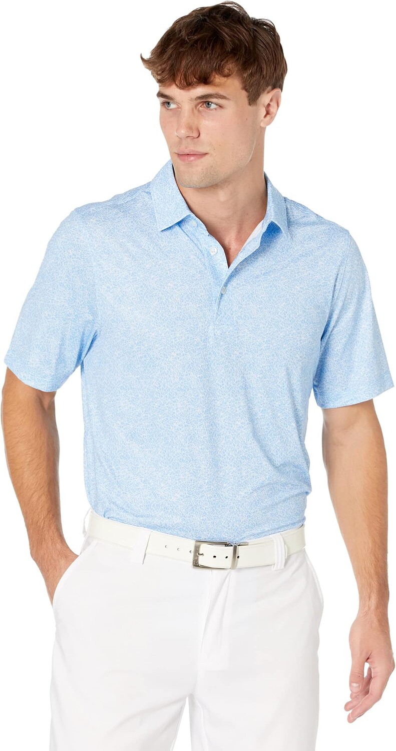 

Рубашка-поло Pike Constellation Print Stretch Polo Cutter & Buck, цвет Atlas