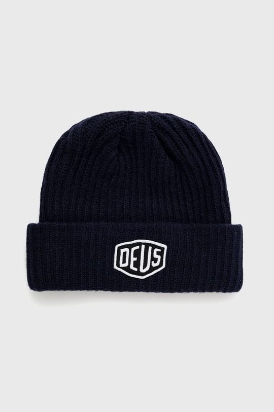 цена Шерстяная шапка Deus Ex Machina, темно-синий