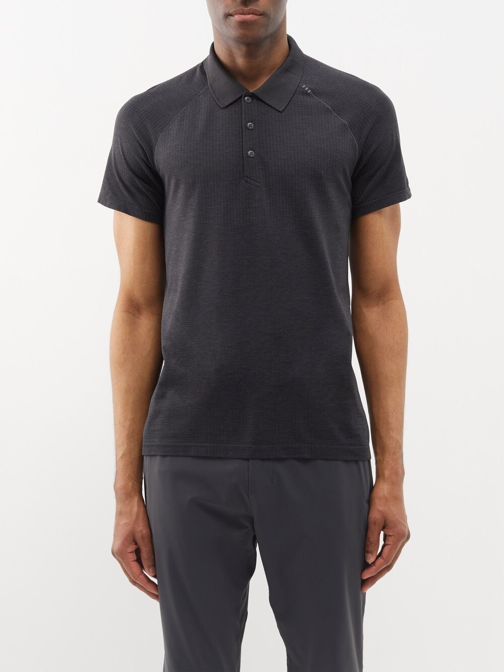 

Рубашка-поло metal vent tech 2.5 Lululemon, черный