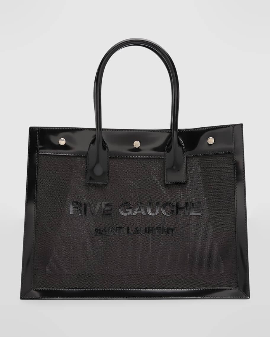 

Маленькая сетчатая сумка-тоут Rive Gauche Saint Laurent
