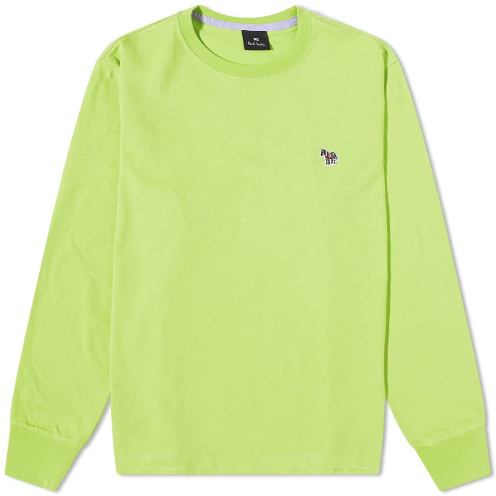 

Футболка с длинными рукавами и логотипом Paul Smith в виде зебры, желтый