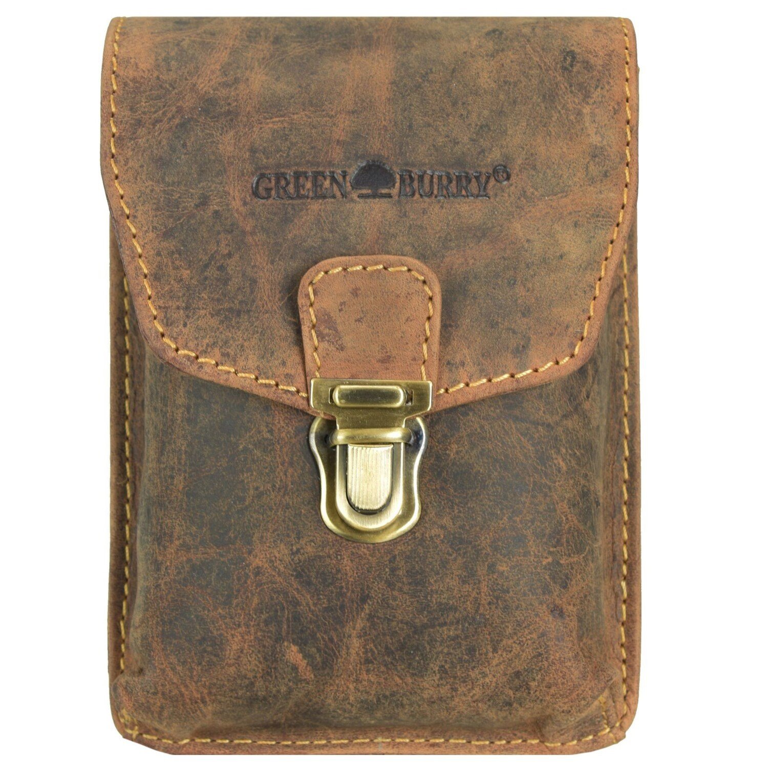 

Сумка через плечо Greenburry Vintage Gürteltasche Leder 11 см, коричневый