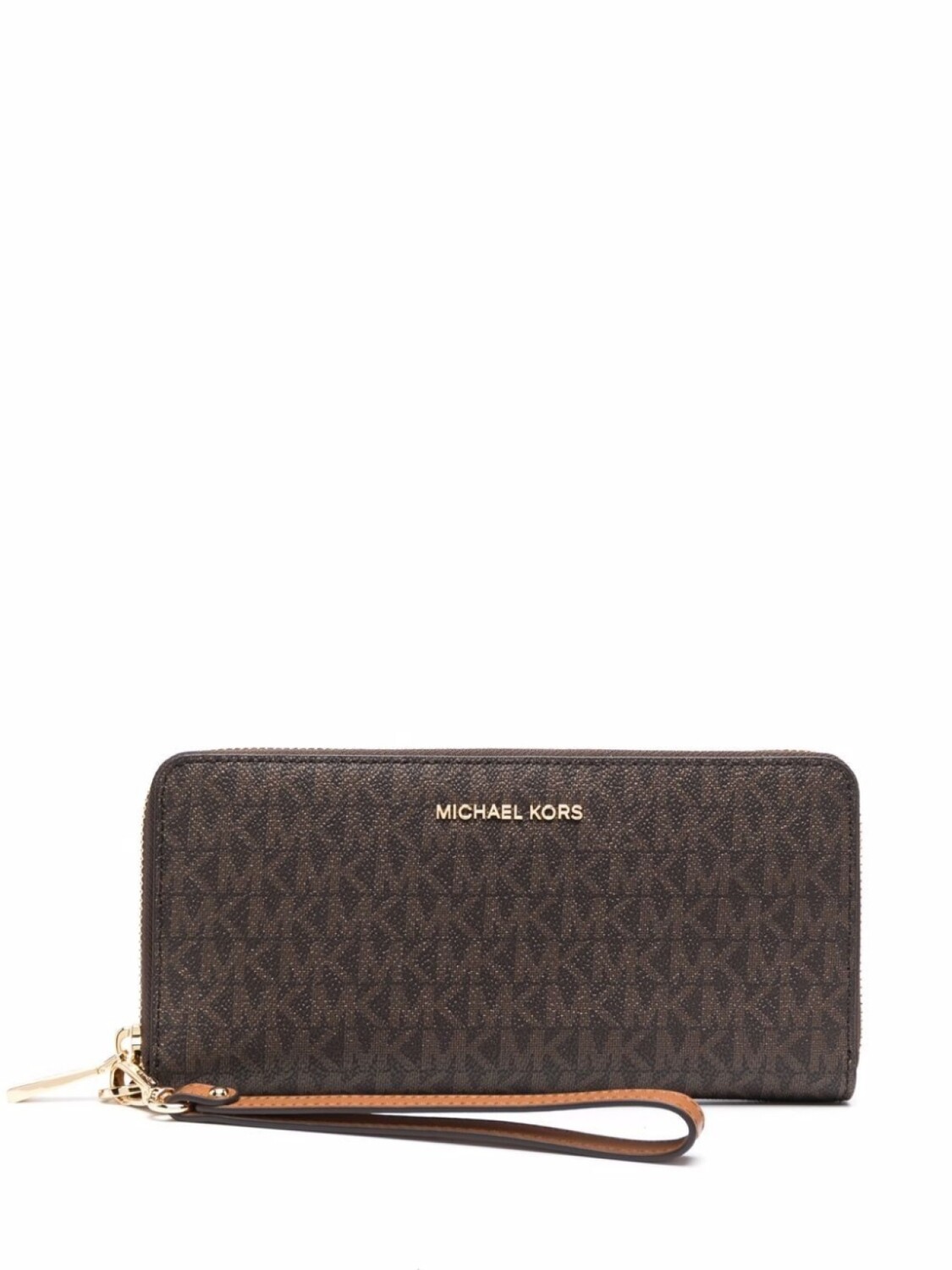 

Michael Kors кошелек с монограммой, коричневый