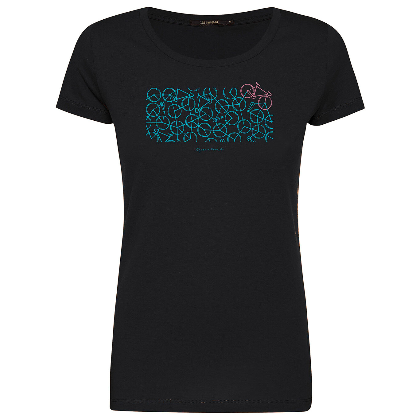 

Футболка Greenbomb Women's Bike Connect Loves s, черный
