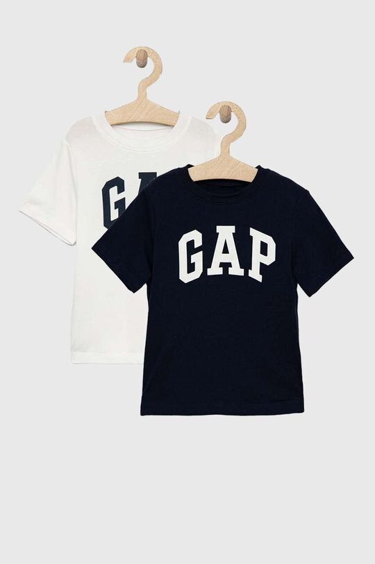 

Детские хлопковые футболки GAP, 2 пары, темно-синий