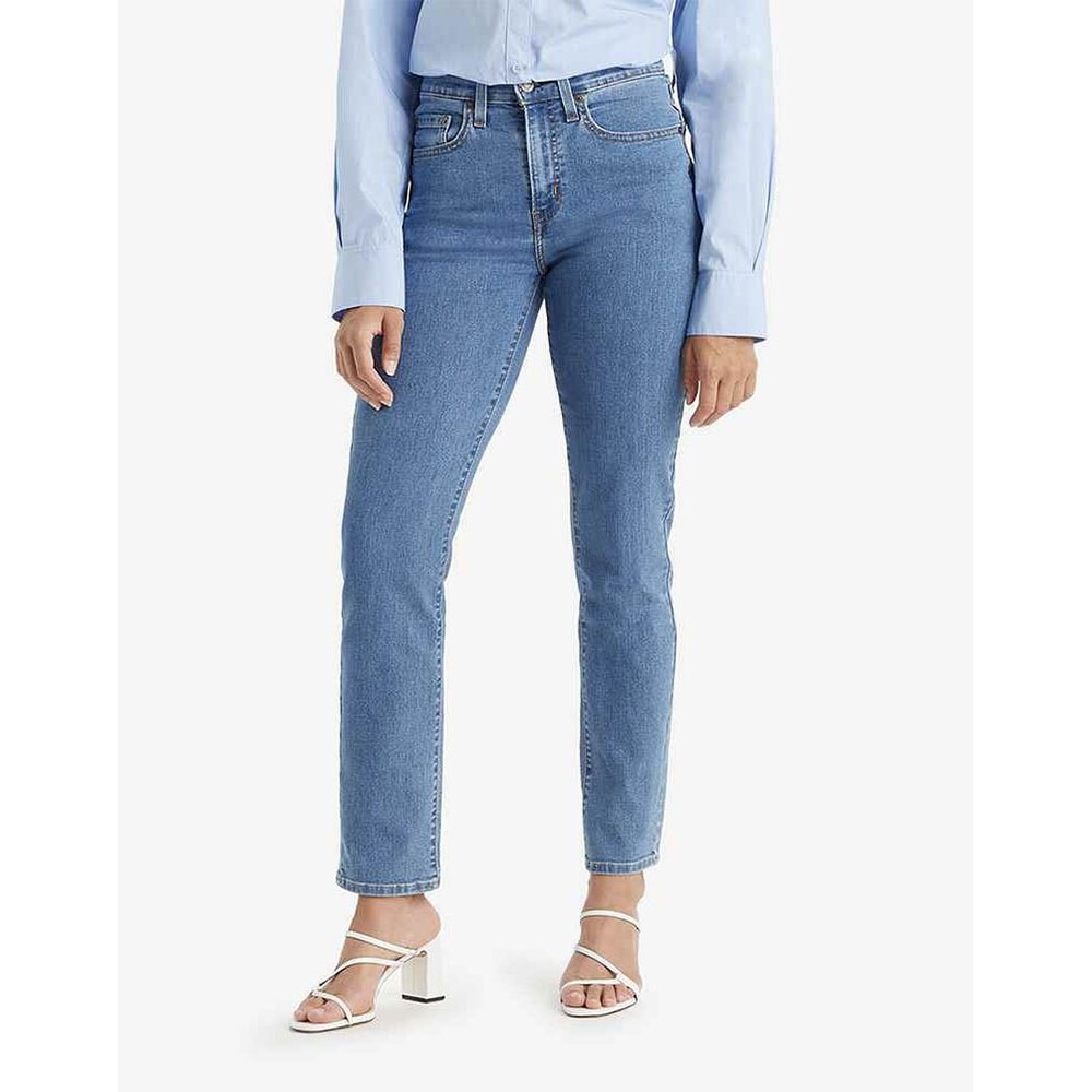 

Джинсы Levi's 724 High Rise Straight Fit Regular Waist, синий