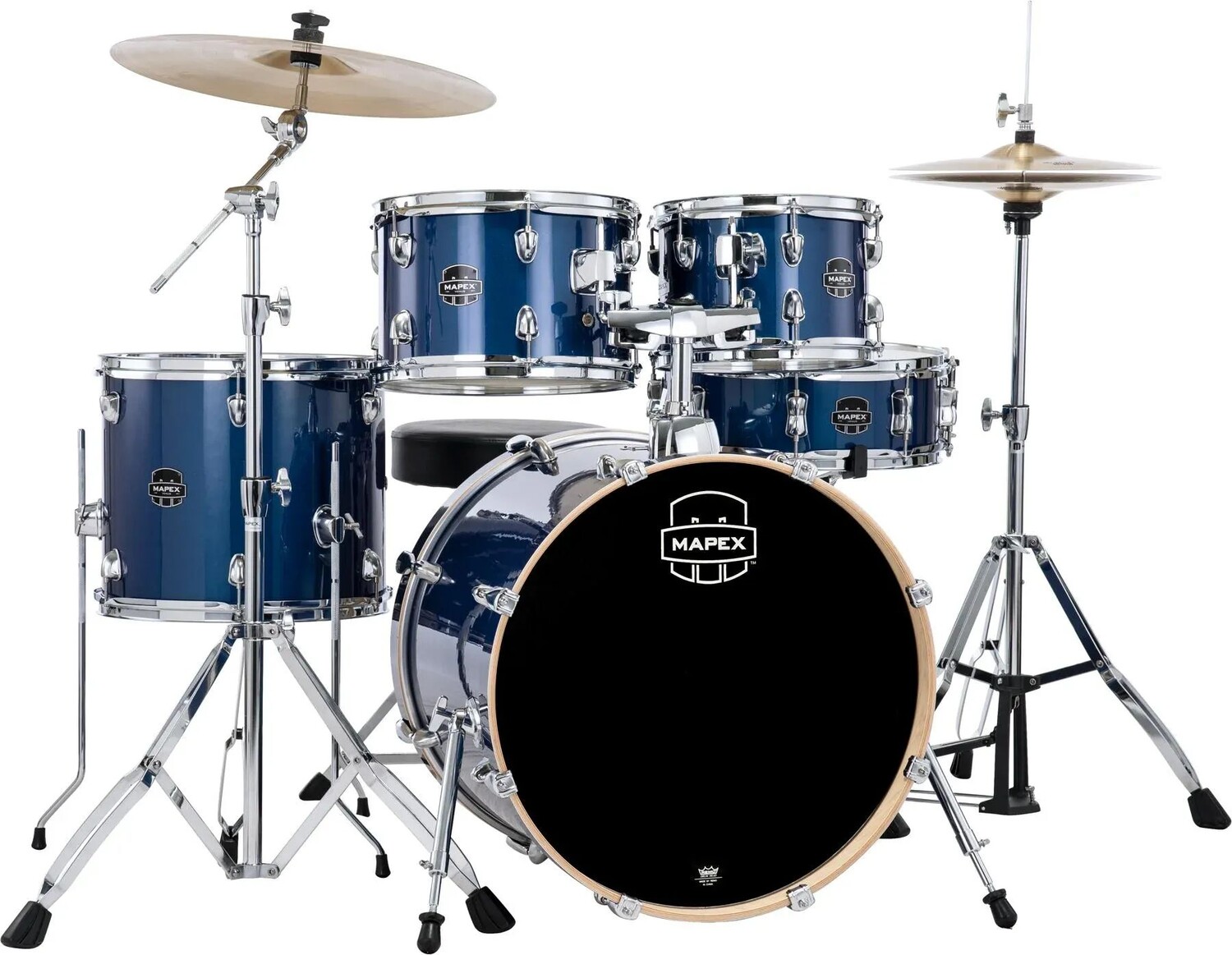 

Полная ударная установка Mapex Venus Fusion из 5 предметов — Blue Sky Sparkle
