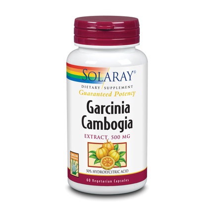 Solaray Гарциния камбоджийская 500 мг 60 капсул myvita гарциния камбоджийская 250 мг 60 капсул 60% гка