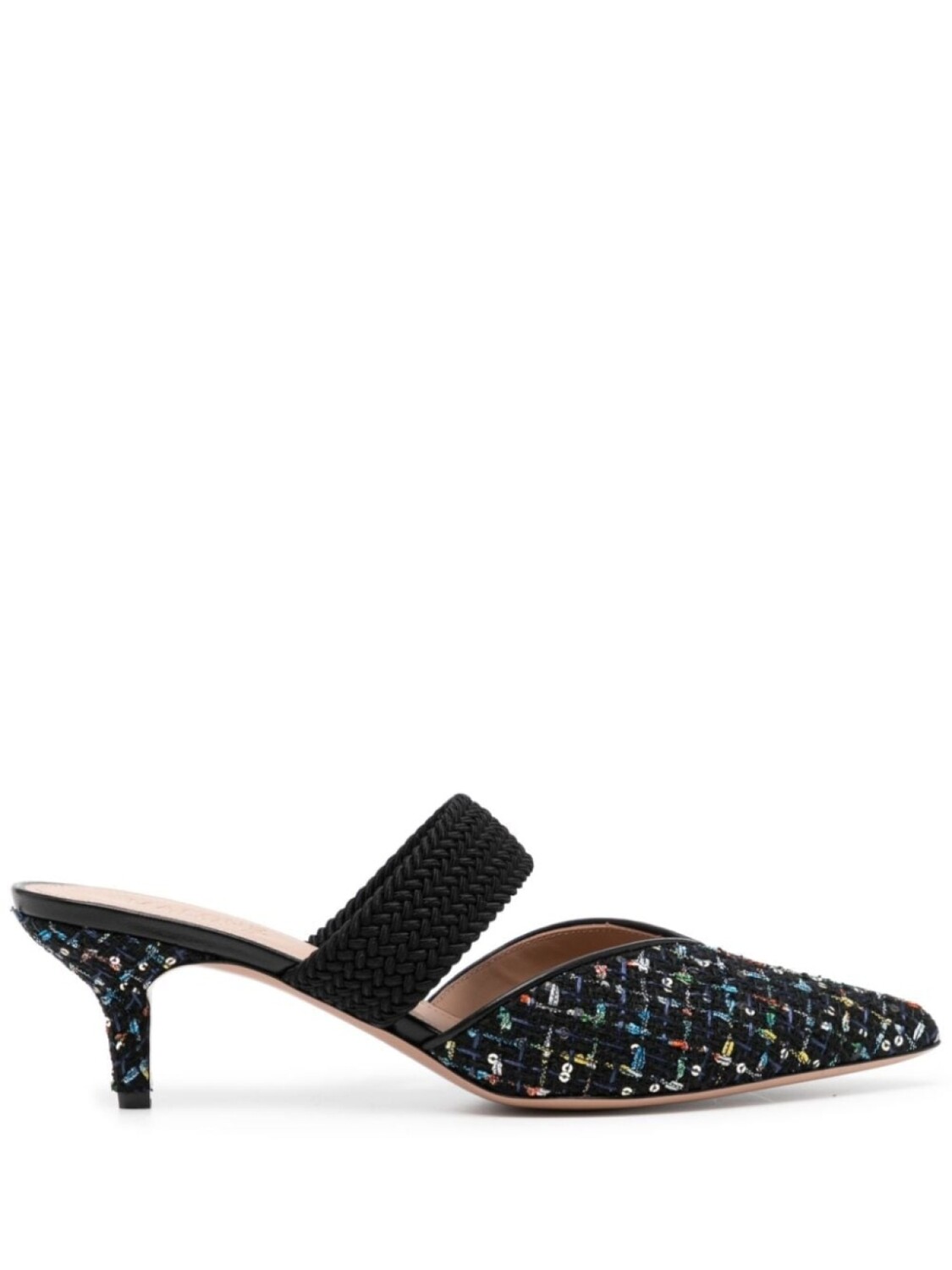 

Твидовые мюли Maisie 45 Malone Souliers, синий