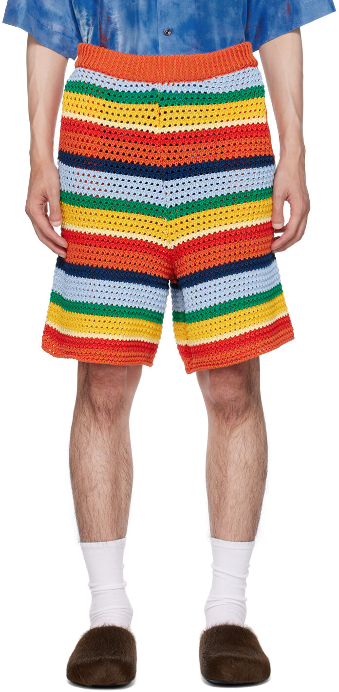 

Разноцветные шорты в полоску No Vacancy Inn Edition Marni