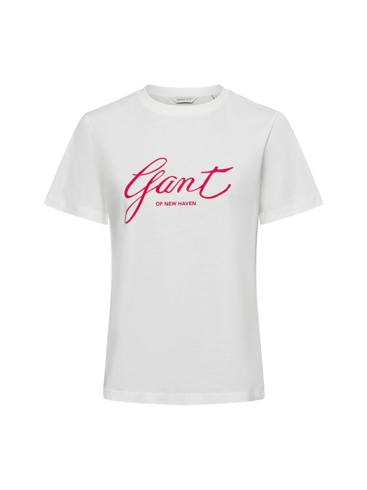 

Футболка Gant, экрю