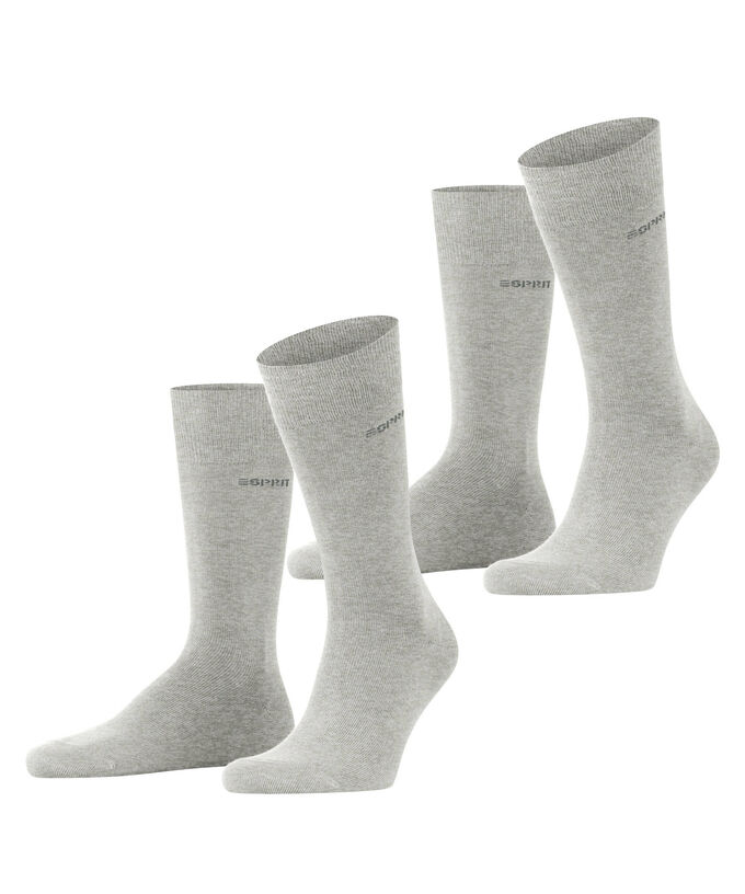 Носки базовые юни 2 пары Esprit, серый