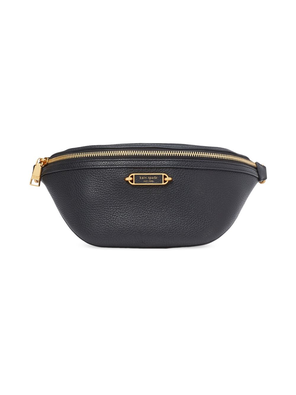 

Поясная сумка Gramercy из шагреневой кожи среднего размера kate spade new york, черный