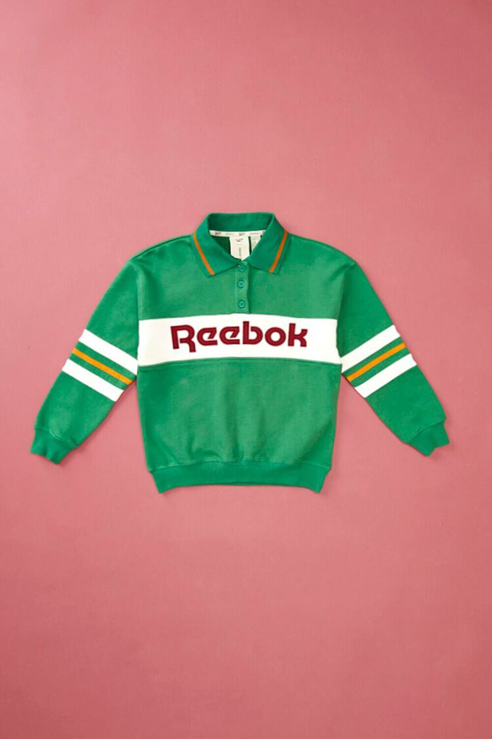 

Пуловер Reebok French Terry для девочек Forever 21, зеленый