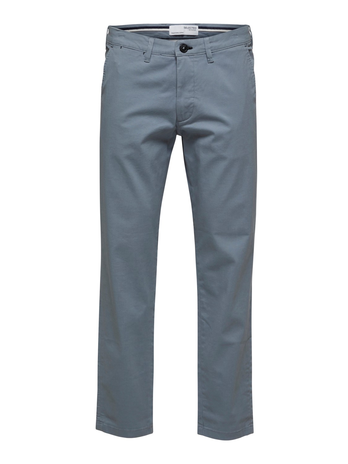 Тканевые брюки SELECTED HOMME Stoff/Chino MILES FLEX slim, синий тканевые брюки timezone stoff chino slim jannotz slim оливковый
