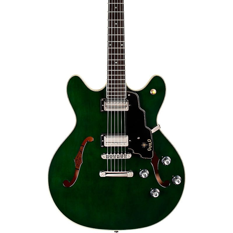 Электрогитара Guild Starfire IV ST Semi-Hollowbody Electric Guitar Green цена и фото