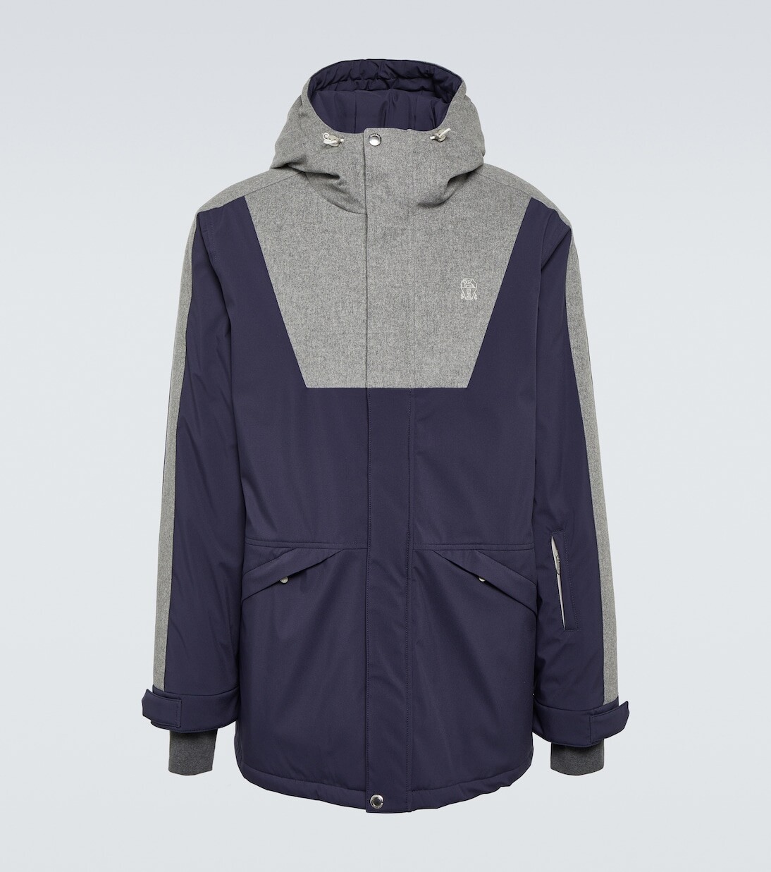 

Стеганая куртка Brunello Cucinelli, синий