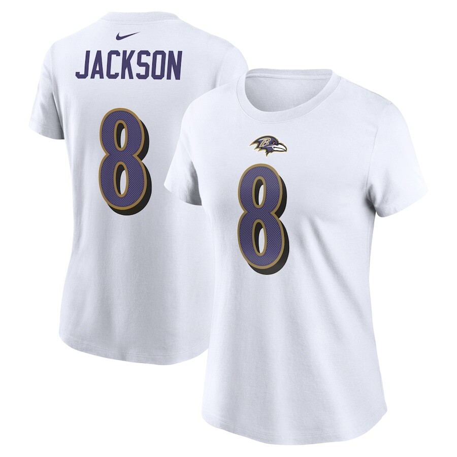 

Футболка с именем и номером Nike Baltimore Ravens, белый