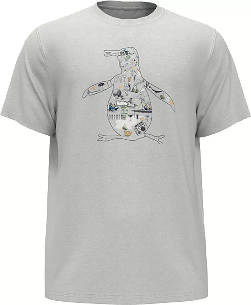 Мужская футболка для гольфа с принтом Original Penguin Beach Resort