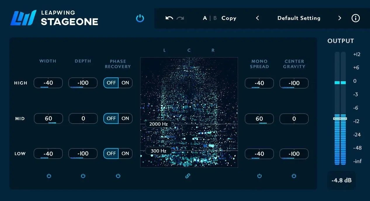 

Новый плагин Leapwing Audio StageOne 2 Stereo Width и Depth (обновление со Stage One)