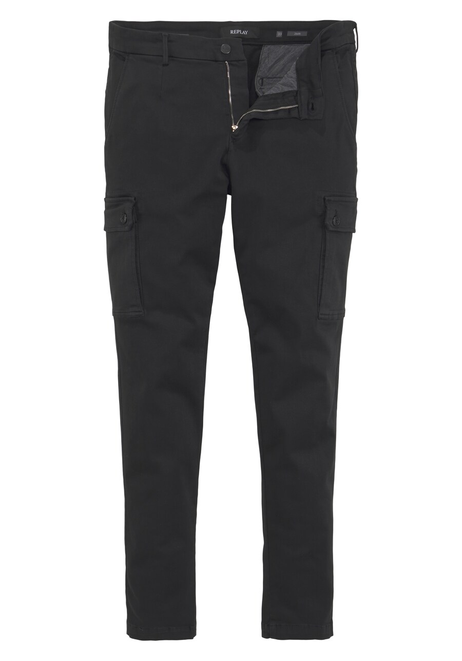 

Брюки REPLAY Slim fit Cargo Pants, черный