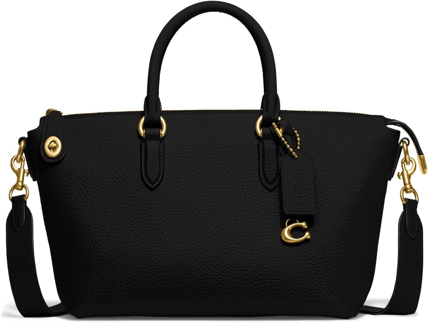 

Сумка Cara Satchel COACH, черный