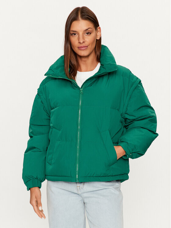 

Пуховик свободного кроя United Colors Of Benetton, зеленый