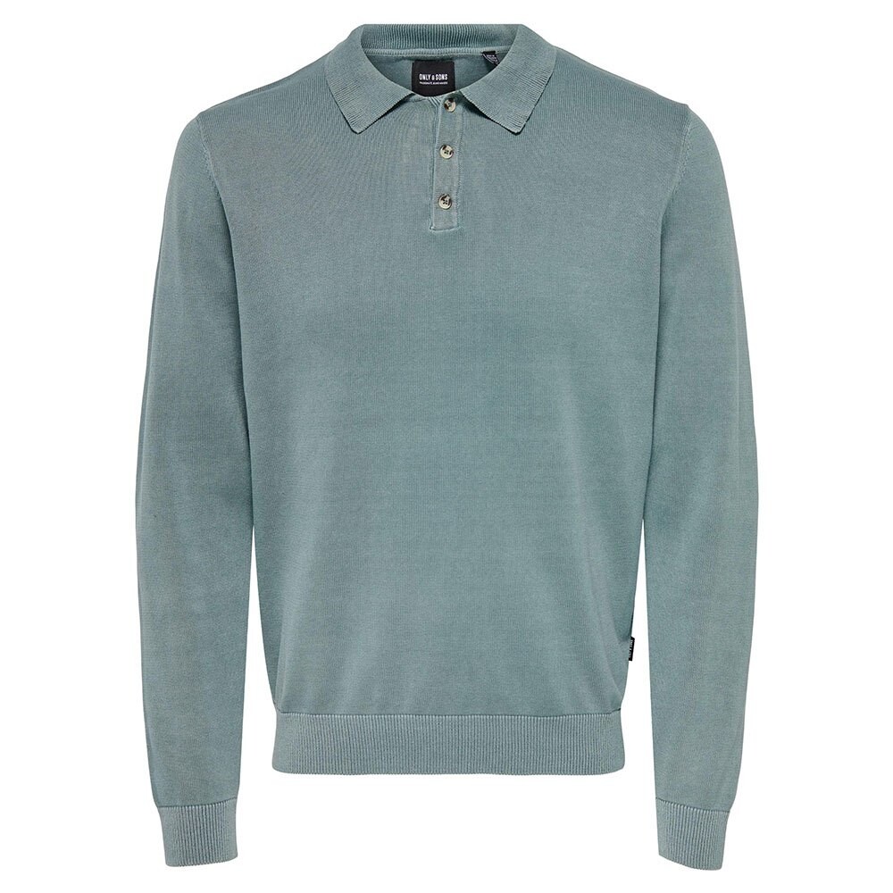 

Поло с длинным рукавом Only & Sons Mason Reg 12 Wash, зеленый
