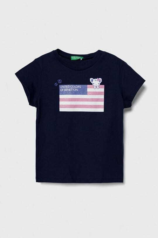 

United Colors of Benetton Детская хлопковая футболка, военно-морской