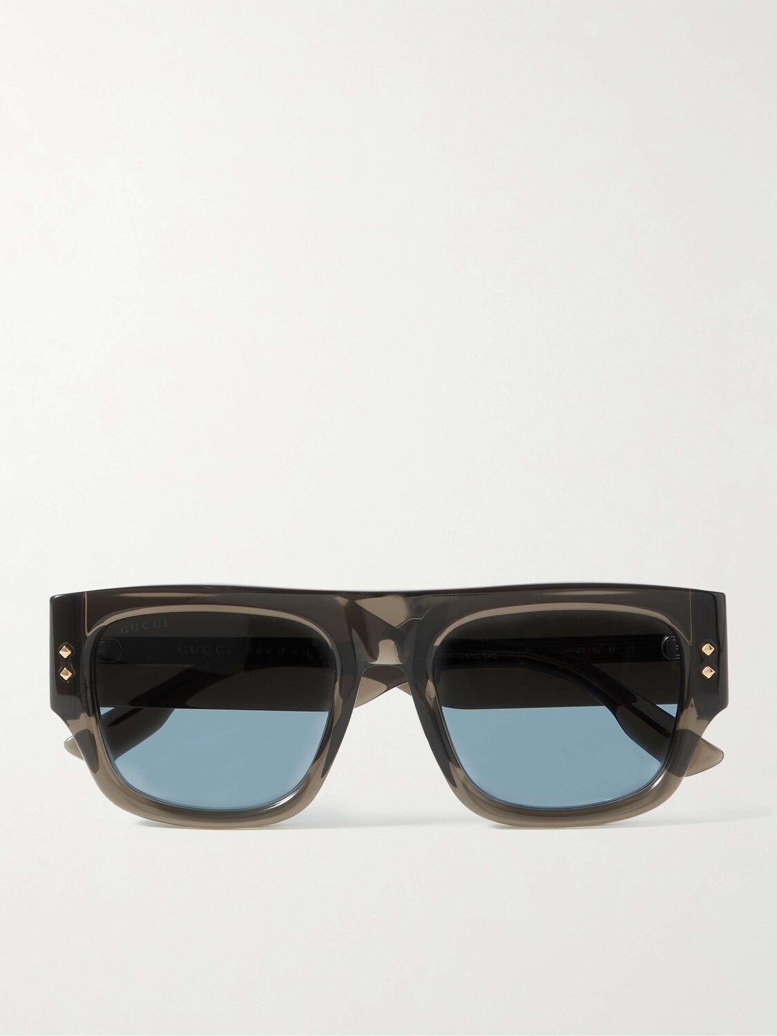 

Солнцезащитные очки в D-образной оправе из ацетата GUCCI EYEWEAR, зеленый