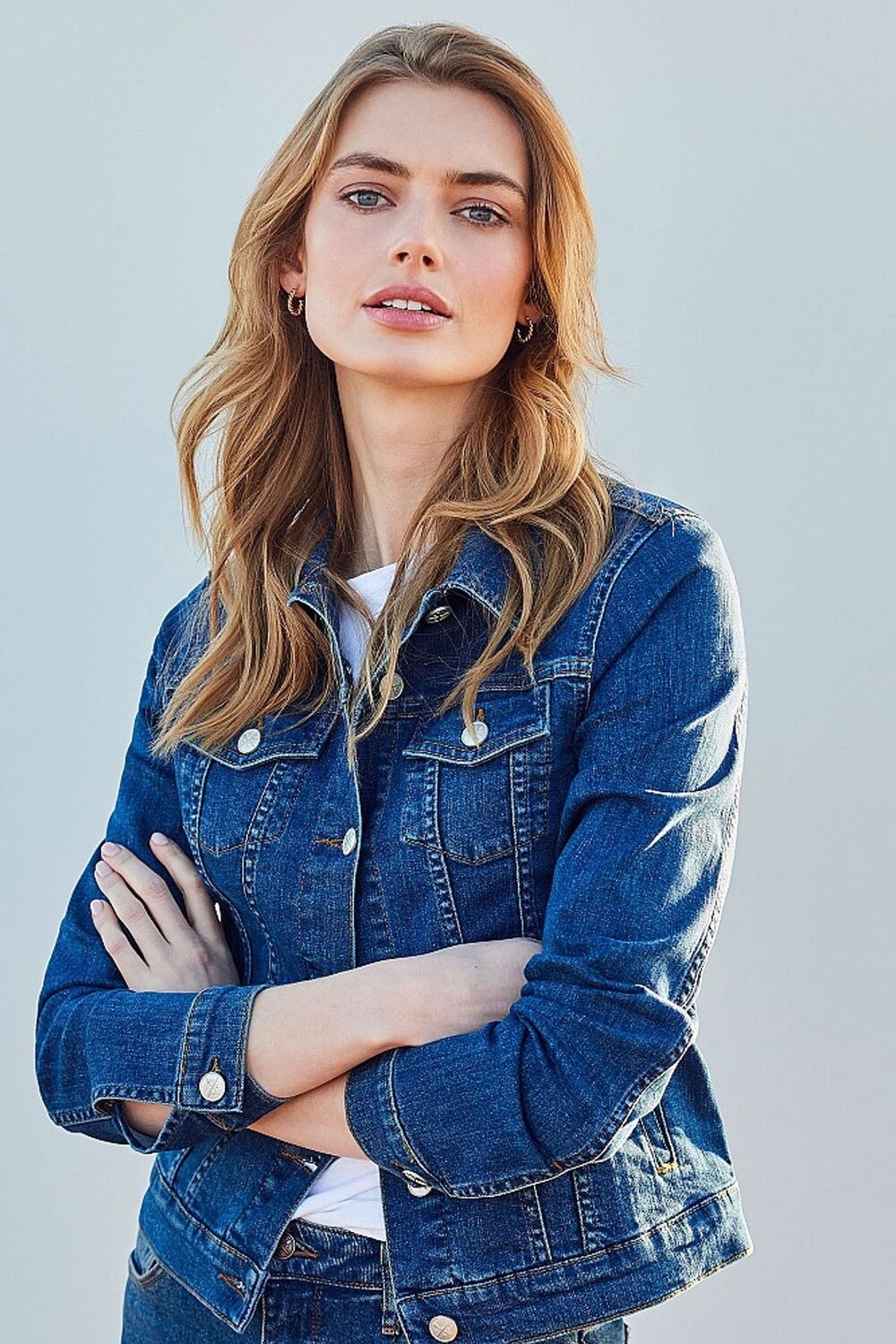 

Одежда для экипажа Повседневная синяя хлопковая куртка Crew Clothing Company, синий
