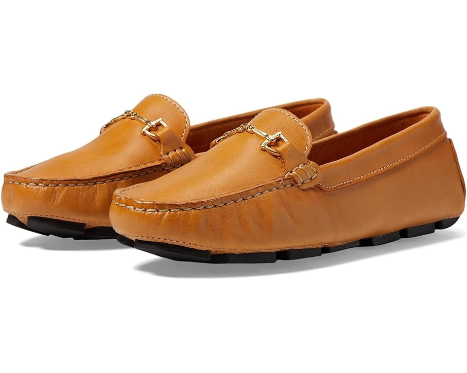 

Лоферы Massimo Matteo Driver with Polished Bit, цвет Tan Leather