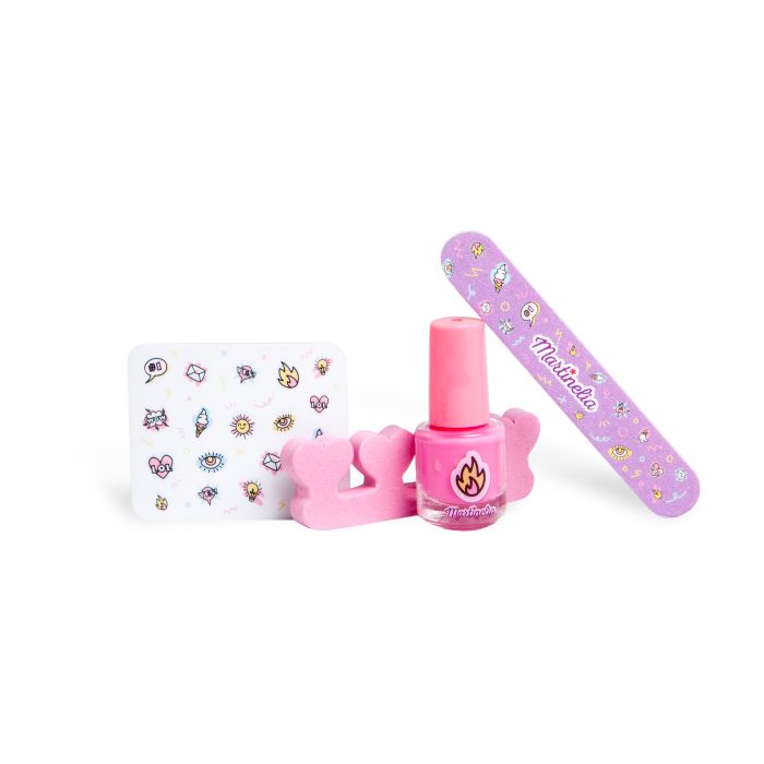 Набор косметики Super Girl Set de Uñas Martinelia, Set 4 productos средний набор для ногтей martinelia nail design kit super girl 5 шт
