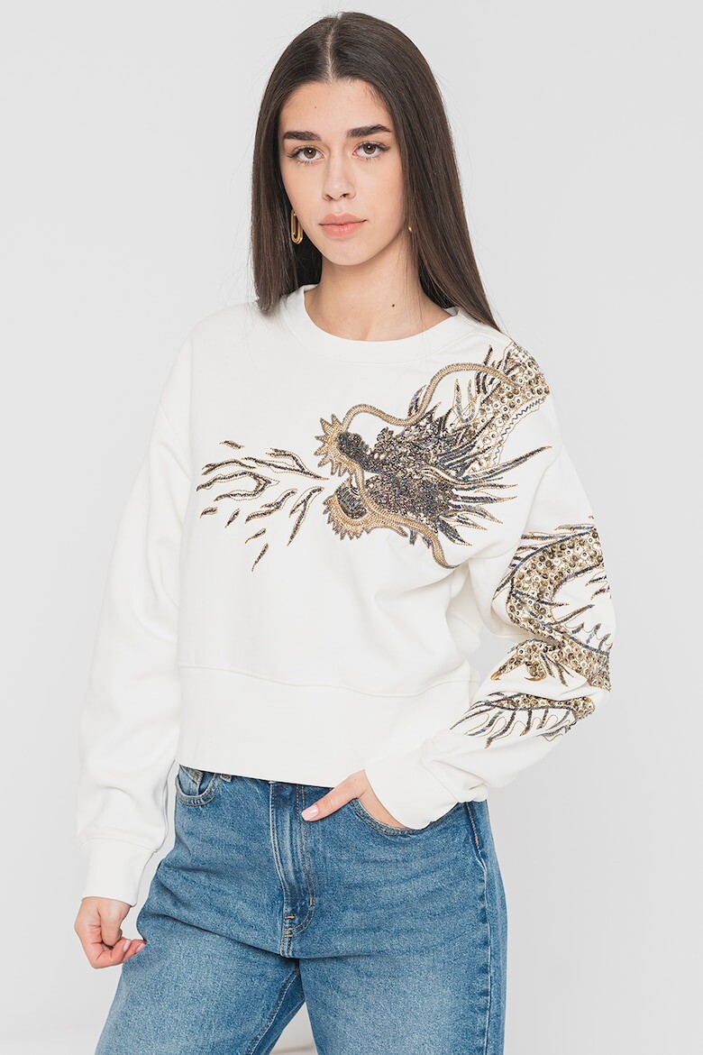 

Толстовка с вышивкой Allsaints, желтый